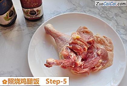 照烧鸡腿饭做法第五步骤