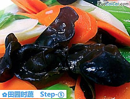 田园时蔬做法第五步骤
