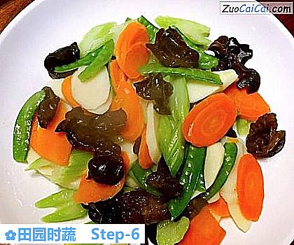 田园时蔬做法第六步骤
