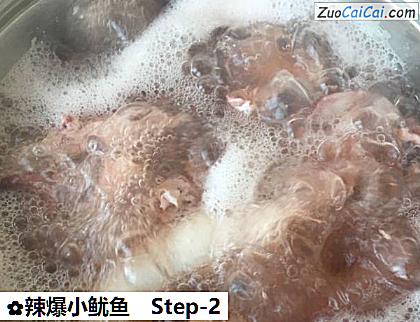 辣爆小鱿鱼做法第二步骤