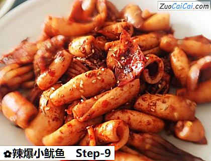 辣爆小鱿鱼做法第九步骤