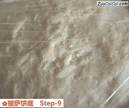 披萨饼底做法第九步骤