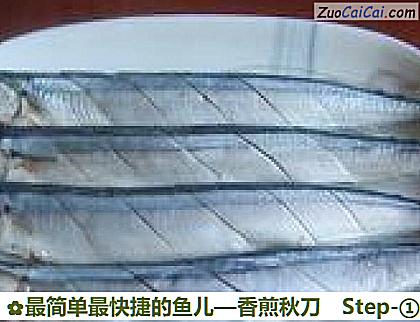 最简单最快捷的鱼儿—香煎秋刀做法第一步骤