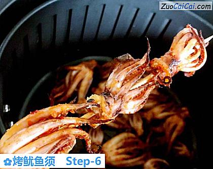 烤鱿鱼须做法第六步骤
