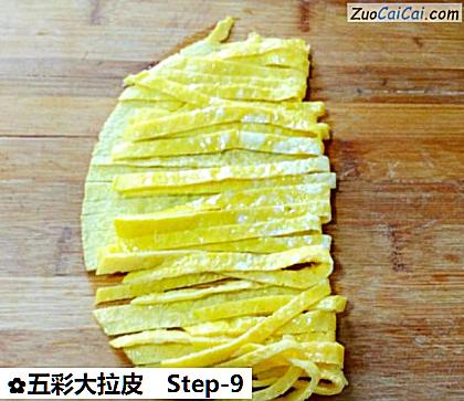 五彩大拉皮做法第九步骤