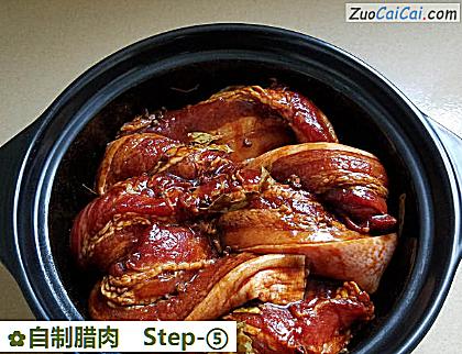 自制腊肉做法第五步骤