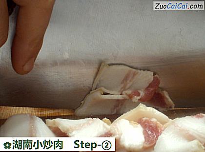 湖南小炒肉做法第二步骤