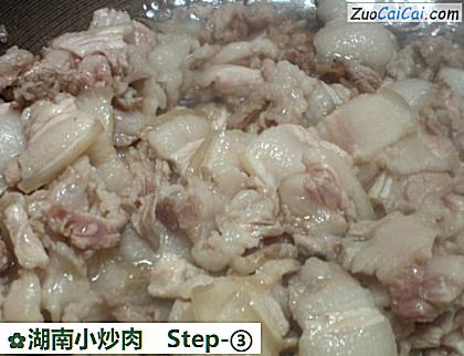 湖南小炒肉做法第三步骤