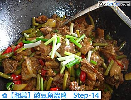 酸豆角烧鸭做法第十四步骤