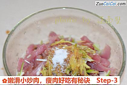 瘦肉好吃有秘诀做法第三步骤