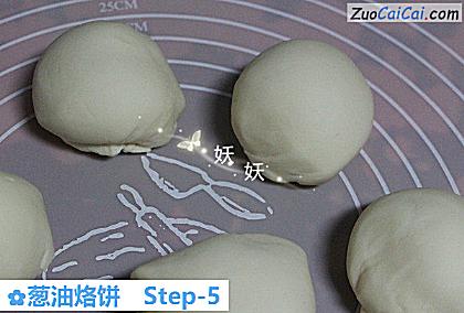 葱油烙饼做法第五步骤