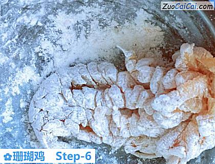 珊瑚鸡做法第六步骤