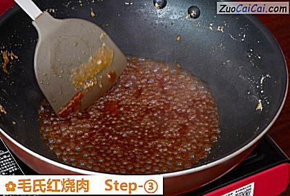 毛氏红烧肉做法第三步骤
