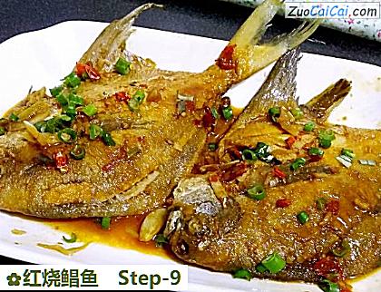 红烧鲳鱼做法第九步骤