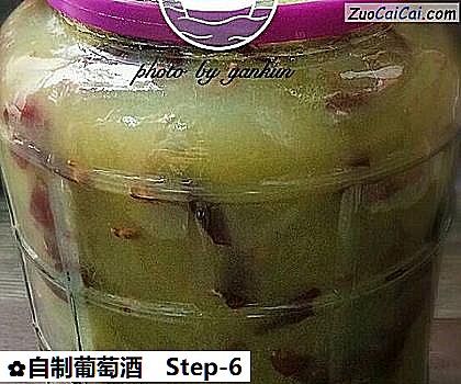 自制葡萄酒做法第六步骤