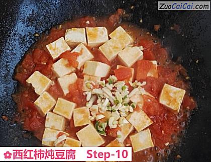 西红柿炖豆腐做法第十步骤