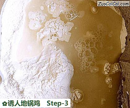 诱人地锅鸡做法第三步骤