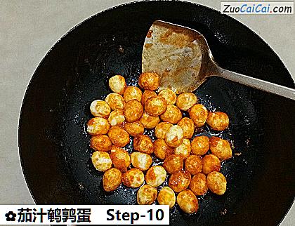 茄汁鹌鹑蛋做法第十步骤
