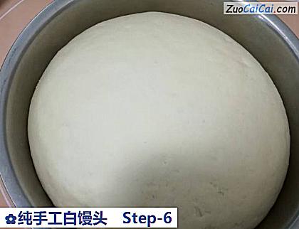 纯手工白馒头做法第六步骤