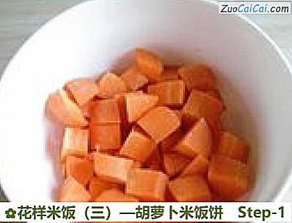 花样米饭做法第一步骤