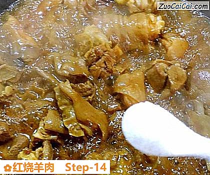 红烧羊肉做法第十四步骤