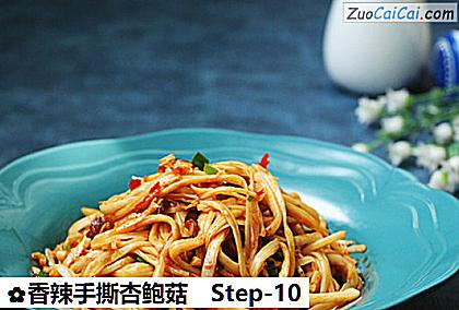 香辣手撕杏鲍菇做法第十步骤