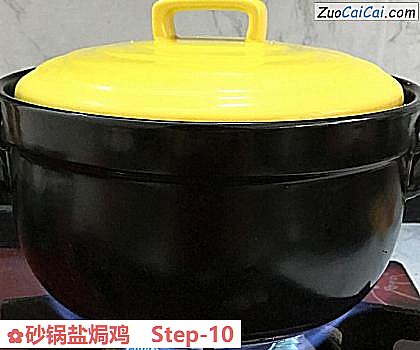 砂锅盐焗鸡做法第十步骤