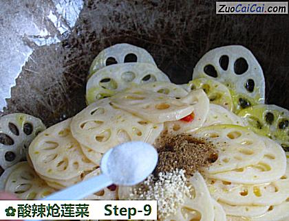 酸辣炝莲菜做法第九步骤