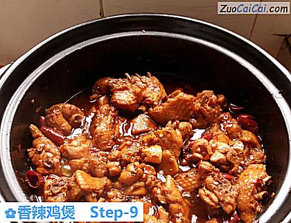 香辣鸡煲做法第九步骤