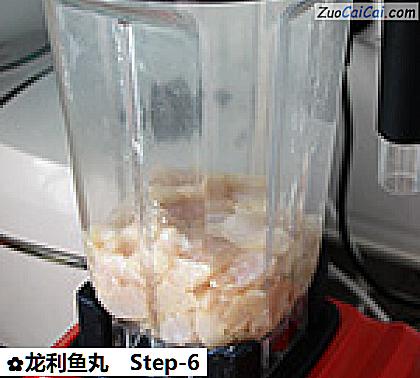 龙利鱼丸做法第六步骤
