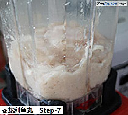 龙利鱼丸做法第七步骤