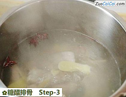 糖醋排骨做法第三步骤