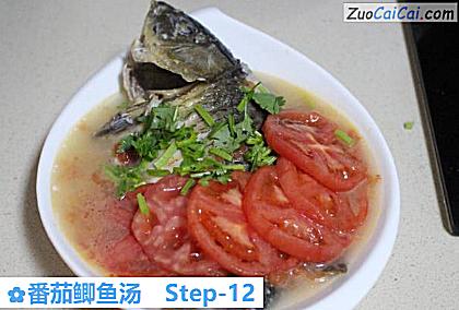 番茄鲫鱼汤做法第十二步骤