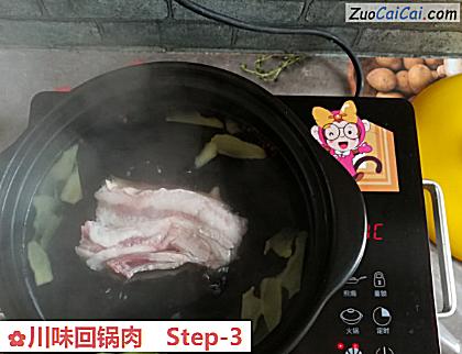 川味回锅肉做法第三步骤