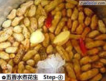 五香水煮花生做法第四步骤