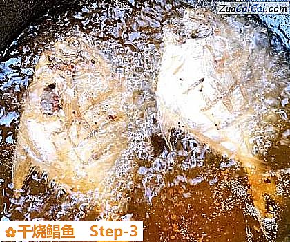 干烧鲳鱼做法第三步骤