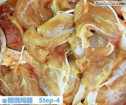 照烧鸡腿做法第四步骤