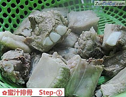 蜜汁排骨做法第一步骤