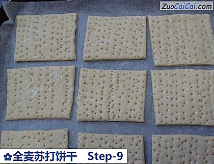 全麦苏打饼干做法第九步骤