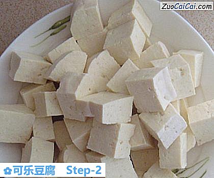 可乐豆腐做法第二步骤