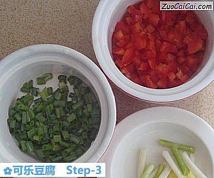 可乐豆腐做法第三步骤