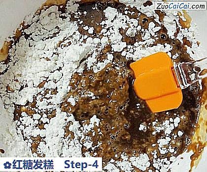 红糖发糕做法第四步骤