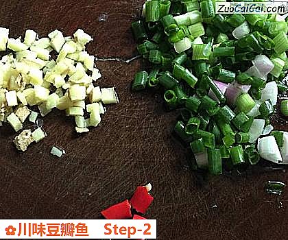 川味豆瓣鱼做法第二步骤