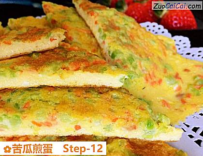 苦瓜煎蛋成品图1