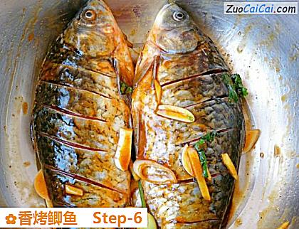 香烤鲫鱼做法第六步骤