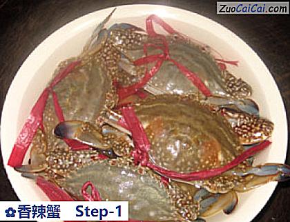 香辣蟹做法第一步骤