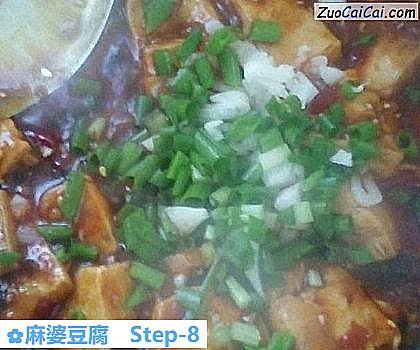 麻婆豆腐做法第八步骤