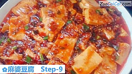 麻婆豆腐做法第九步骤