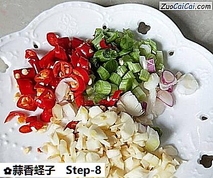 蒜香蛏子做法第八步骤