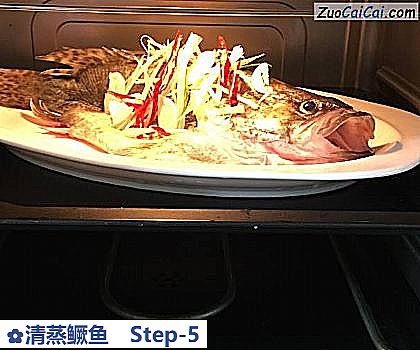 清蒸鳜鱼做法第五步骤